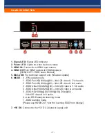 Preview for 5 page of Vision tools DAH-HDMI1-4-4K2K User Manual