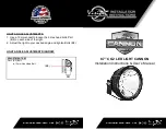 Preview for 1 page of Vision X 8.7" CG2 LED Light Cannon Installation Instructions & User Manual