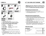 Preview for 2 page of Vision X 8.7" CG2 LED Light Cannon Installation Instructions & User Manual