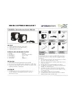 Preview for 2 page of Vision X XIL-OP110 Installation Instructions & User Manual