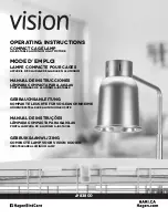 Preview for 1 page of Vision 83800 Operating Instructions Manual