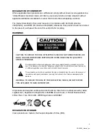 Preview for 2 page of Vision CS-1600P Owner'S Manual