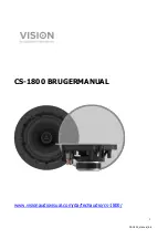 Preview for 19 page of Vision CS-1800 Manual