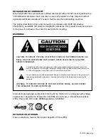 Preview for 2 page of Vision CS-1800P Owner'S Manual