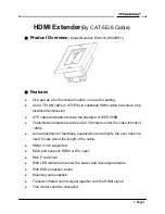 Preview for 3 page of Vision EX0101-W50 Operating Instructions Manual