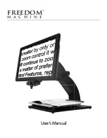 Vision Freedom Machine User Manual preview