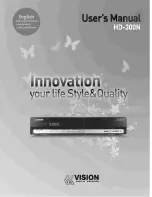 Preview for 1 page of Vision HD-300N User Manual