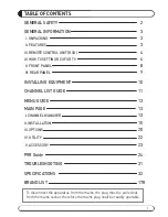 Preview for 3 page of Vision HD-300N User Manual