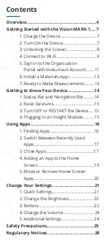 Preview for 3 page of Vision MARK-1 User Manual