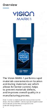 Preview for 4 page of Vision MARK-1 User Manual