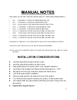 Preview for 3 page of Vision MAX Pro User Manual