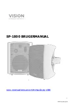 Preview for 15 page of Vision SP-1800 Owner'S Manual