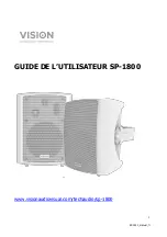 Preview for 29 page of Vision SP-1800 Owner'S Manual