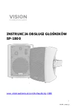 Preview for 50 page of Vision SP-1800 Owner'S Manual