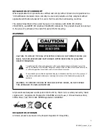 Preview for 2 page of Vision SP-1800P Owner'S Manual