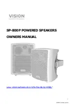 Vision SP-800P Owner'S Manual preview