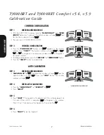 Preview for 1 page of Vision T9600HRT Calibration Manual