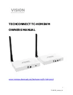 Vision TC-HDMIWM Owner'S Manual предпросмотр