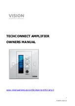 Preview for 1 page of Vision TC2-AMP2 Owner'S Manual