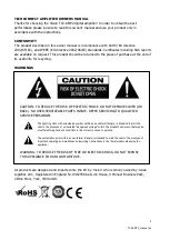 Preview for 2 page of Vision TC2-AMP2 Owner'S Manual