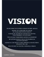 Vision TECHCONNECT IR Owner'S Manual предпросмотр