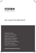 Vision TM-CAGE Owner'S Manual предпросмотр