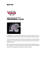 Preview for 1 page of Vision V-LED1 Owner'S Manual