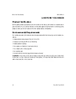 Предварительный просмотр 12 страницы Vision VA61 User'S Reference Manual