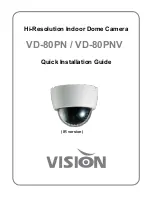 Vision VD-80PN Quick Installation Manual preview