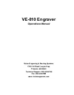 Preview for 1 page of Vision VE-810 Operation Manual