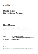 Vision VHD-1600 Series User Manual preview