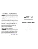 Vision ZS 5101 EU Installation & Operation Manual preview