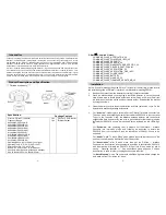 Preview for 2 page of Vision ZS6301IN-5 Installation & Operation Manual