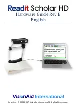 Предварительный просмотр 1 страницы VisionAid International Readit Scholar HD Hardware Manual