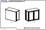 Preview for 1 page of VISIONARY DESIGNS Reception Counter MOD-1700 Setup Instructions