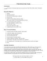 Preview for 2 page of Visionary Solutions PNA-D4 Quick Start Manual