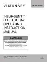 Visionary INSURGENT VISH2 Series Operating Instructions Manual preview