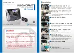 VisionDrive VD-7000W Installation & Use preview