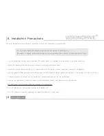 Preview for 9 page of VisionDrive VD- 8500WHG User Manual