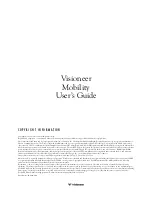 Preview for 2 page of Visioneer MOBILITY - User Manual