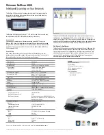 Preview for 2 page of Visioneer NETSCAN 4000 Specifications