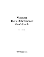 Preview for 2 page of Visioneer Patriot 680 User Manual