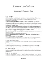 Предварительный просмотр 2 страницы Visioneer PATRIOT P90 User Manual