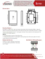 Предварительный просмотр 2 страницы Visionis VIS-7101 Installation Manual