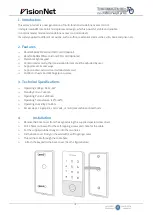 Preview for 2 page of VisionNet 560780 User Manual