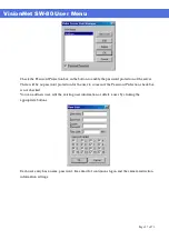 Preview for 58 page of VisionNet SW-80 User Manual