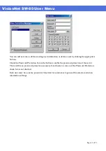 Preview for 60 page of VisionNet SW-80 User Manual