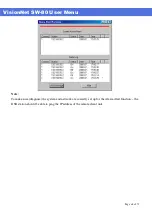 Preview for 65 page of VisionNet SW-80 User Manual