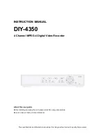 VisionQuest DIY-4350 Instruction Manual preview