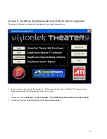 Предварительный просмотр 17 страницы VisionTek Theater 550 PRO User Manual